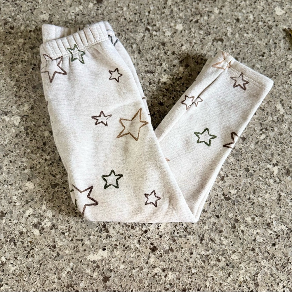 GAP Kids Cream Star Leggings Size XS